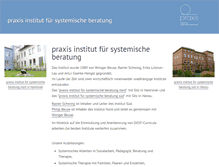 Tablet Screenshot of praxis-institut.de